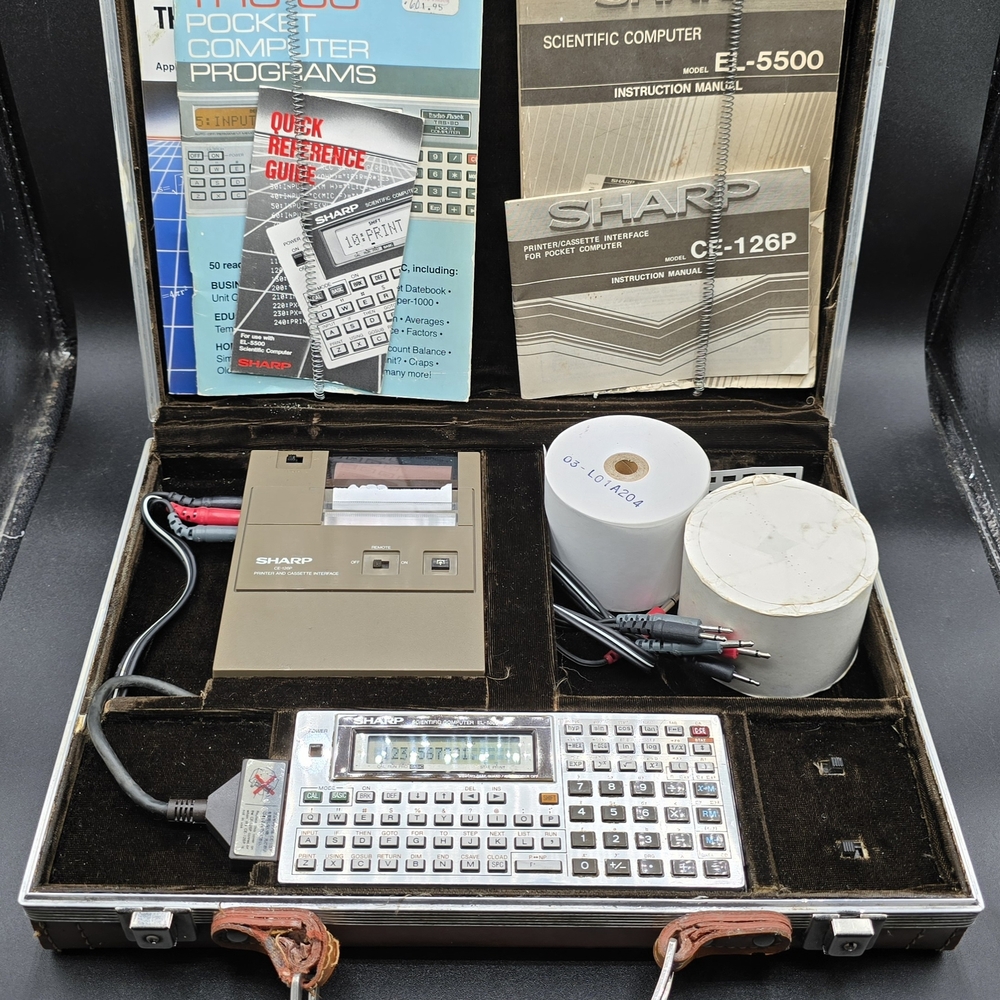 Sharp Scientific Computer & Printer